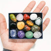 Chakra Healing Stones – 14-Piece Tumbled Gemstone Collection Box