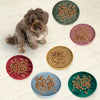 Red Silicone Slow Feeder Bowl for Dogs - Anti-Choking Christmas-Themed Lick Mat